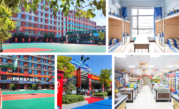 校园环境_汽修培训学校_太原万通汽修学校